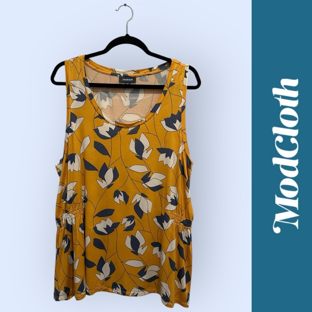 ModCloth Easily Leisurely Top, Size 1X, MSRP $39 - Picture 4 of 9